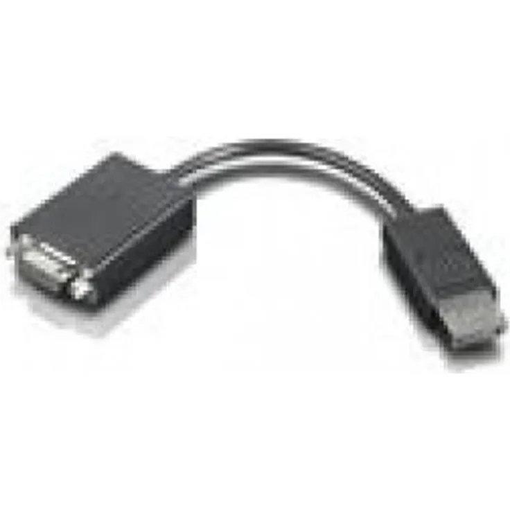 Lenovo 57Y4393 Adapterkabel (DisplayPort auf VGA, 20cm) schwarz