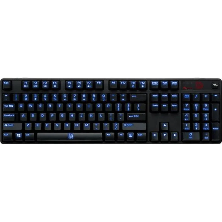Tt eSPORTS Poseidon Z Blue Switch Edition - Tastatur - USB - Schwarz (KB-POZ-KLBGR-01) – Bild 1