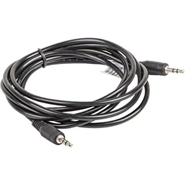 Lanberg CA-MJMJ-10CC-0020-BK-Kabel (Mini Jack M - Mini Jack M, 2 m, schwarz) (CA-MJMJ-10CC-0020-BK)