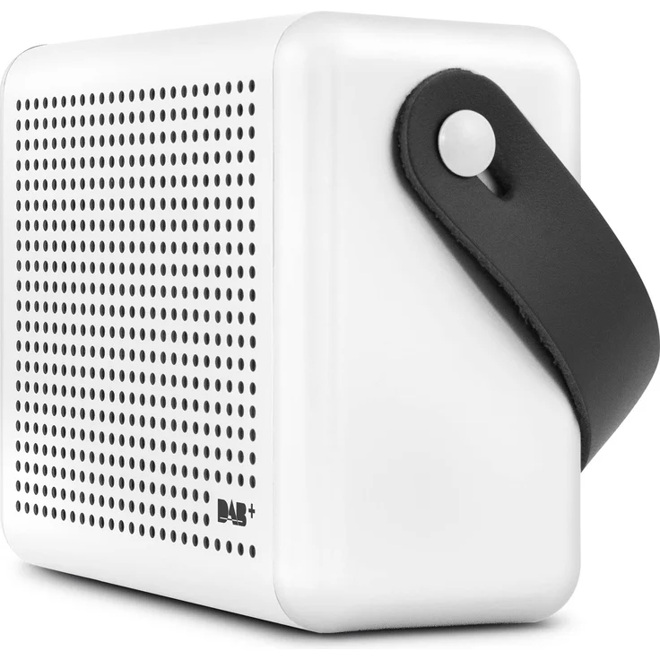 Nordmende Transita 110 Retro Tragbares Radio, OLED-Display, weiß – Bild 5