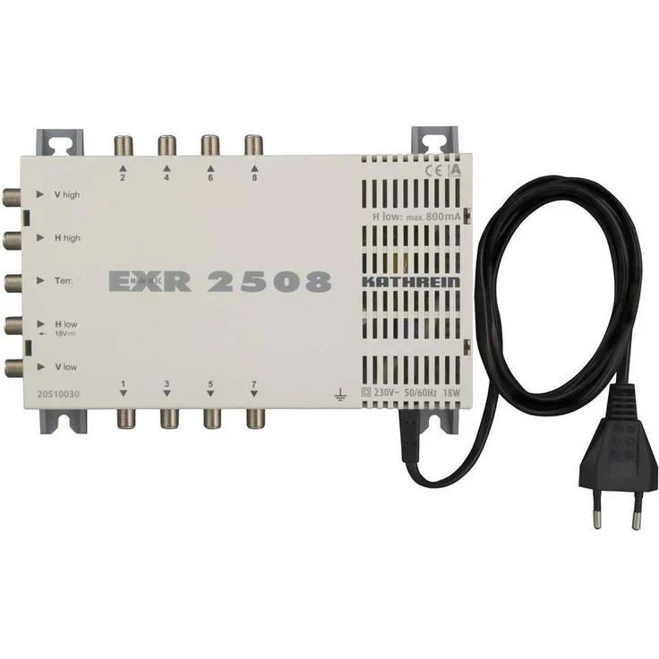 Kathrein EXR 2508 Satelliten-ZF-Vertzeilsystem Multischalter (1 Satellit, 8 Teilnehmeranschlüsse, Klasse A)