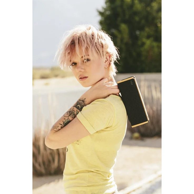 The House Of Marley Riddim Bluetooth-Lautsprecher mit Mikrofon, schwarz – Bild 12