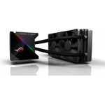 ASUS ROG Ryujin 240 All-in-One CPU-Wasserkühlung (1,77 Zoll OLED-Display, Aura Sync RGB, Noctua iPPC 2000 PWM 2 x 120 mm Radiatorlüfter)