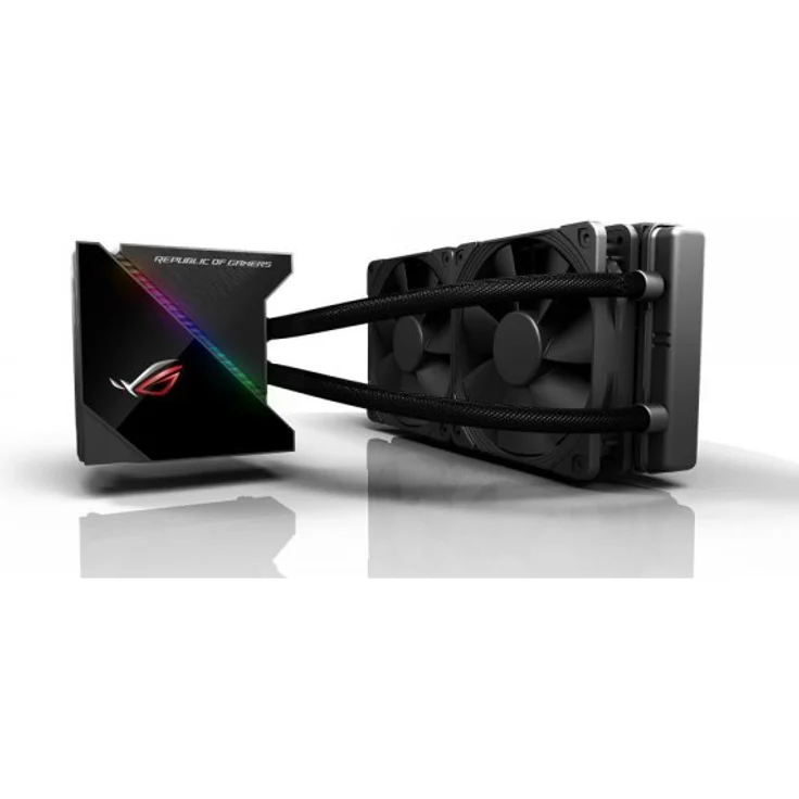 ASUS ROG Ryujin 240 All-in-One CPU-Wasserkühlung (1,77 Zoll OLED-Display, Aura Sync RGB, Noctua iPPC 2000 PWM 2 x 120 mm Radiatorlüfter) – Bild 1