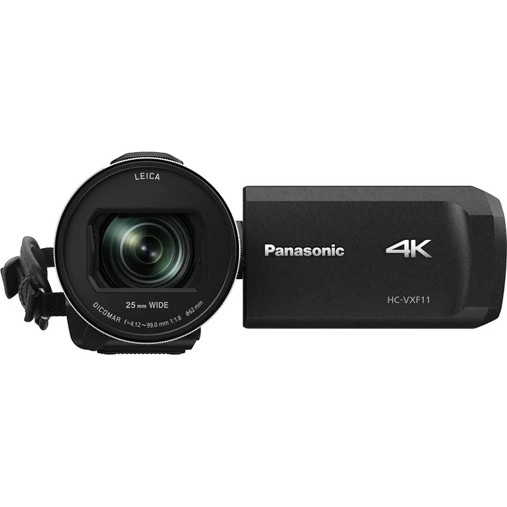 Panasonic HC-VXF11EG-K 4K Camcorder (LEICA DICOMAR Objektiv mit 24x optical zoom and 32x digital zoom, 4K und Full HD Video,mit Sucher, optischer Bildstabilisator) – Bild 2