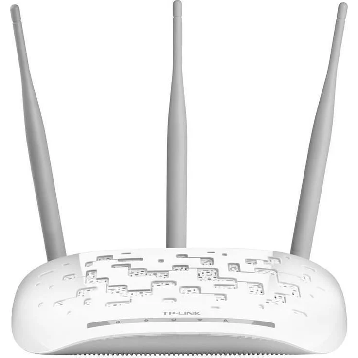 TP-Link TL-WA901ND V5.0 450MBit-s-WLAN Accesspoint (802.11b-g-n, WPS, Multi-SSID, WMM, Ping-Watchdog, 3 abnehmbare 4dBi-Antennen, unterstützt AP-Client-Bridge-Repeater) weiß – Bild 1