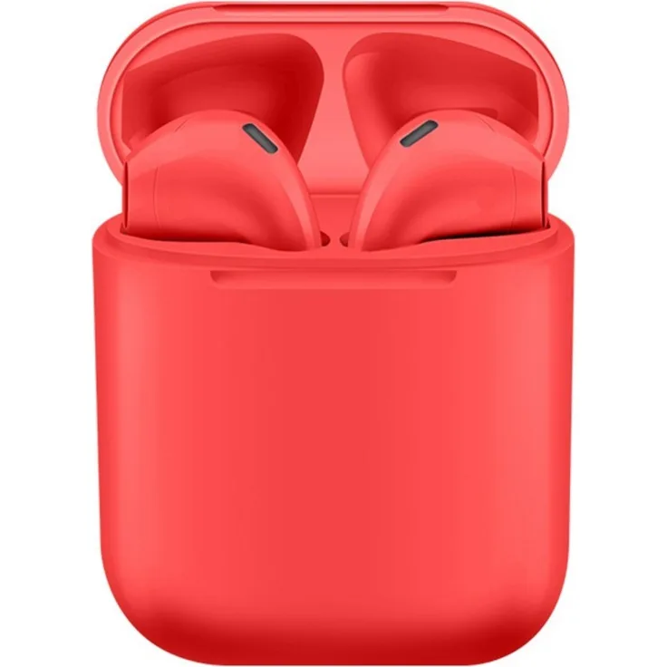 Wisam Mini Wireless Touch In-Ear Kopfhörer, mit Bluetooth, Mikrofon, rot