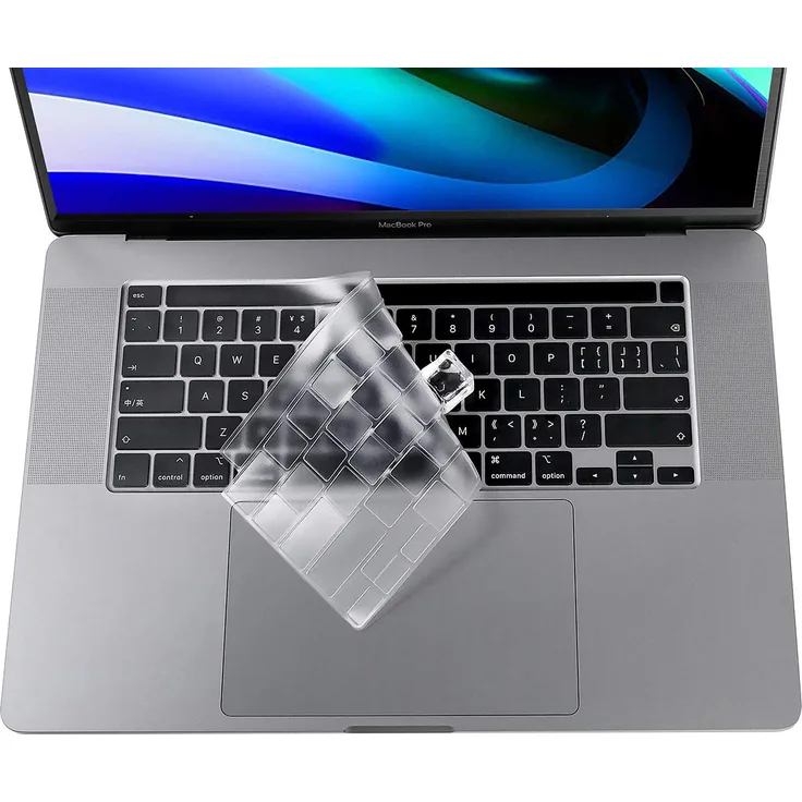 Ultradünne Tastaturabdeckung für MacBook Pro 40,6 cm (16 Zoll), 2019 Release A2141, mit Touch Bar & Touch ID Tastatur-Schutzfolie Cover Touchbar