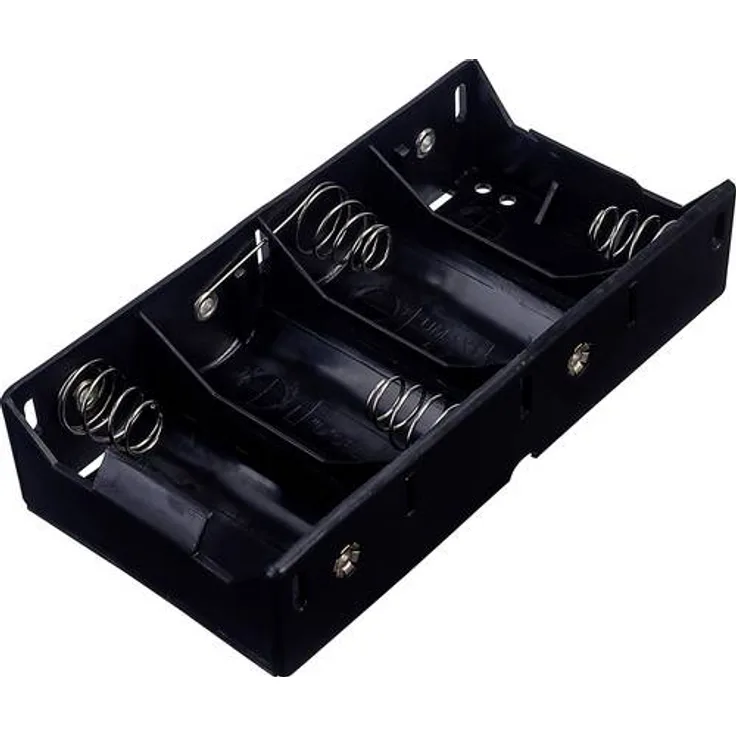 TRU COMPONENTS BH-143D Batteriehalter 4x Mono (D) Lötanschluss