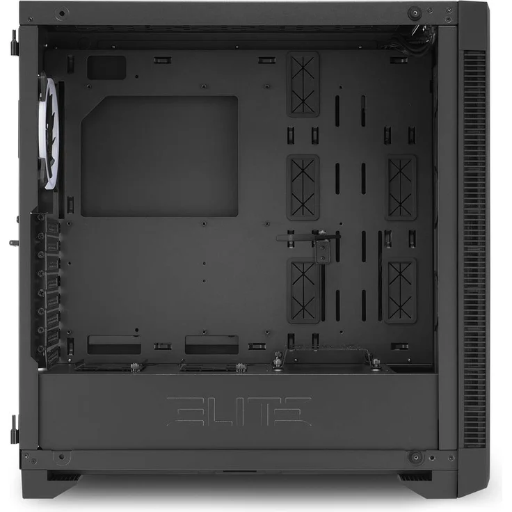 Sharkoon Elite Shark CA200M, PC-Gehäuse, ARGB, 8-Fach RGB-Steuerung, klassischer und vertikaler Grafikkarteneinbau – Bild 5