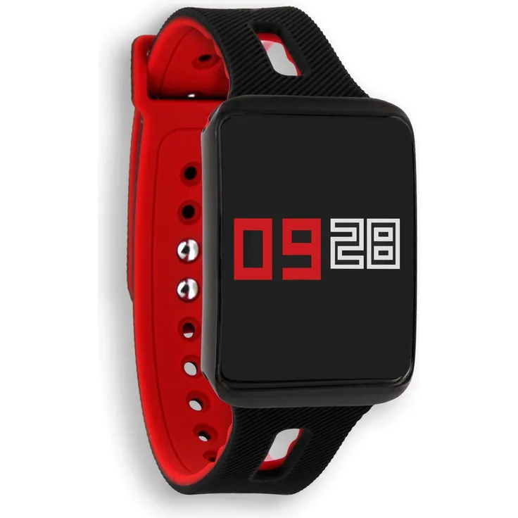 Xlyne Keto XW Fit Fitness-Tracker Unisex, Einheitsgröße, Schwarz/Rot