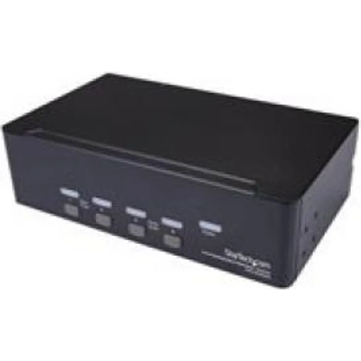 Startech.Com Switch Kvm a 4 Porte per Dual Displayport, 4K 60Hz