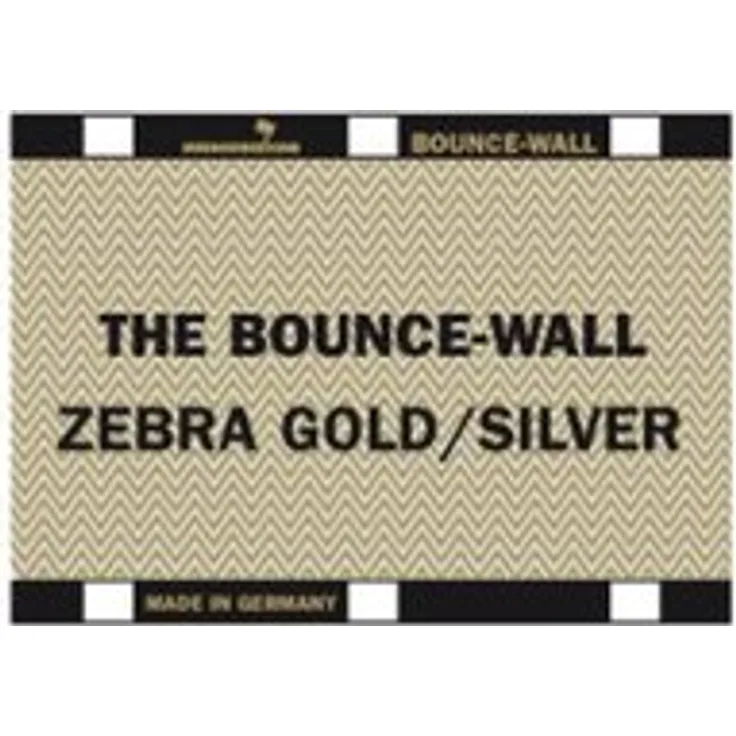 Sunbounce Bounce-Wall Reflektor Zebra (21 cm x 29,7 cm - 8 Zoll x 11 Zoll) gold-silber - Rückseite weiß