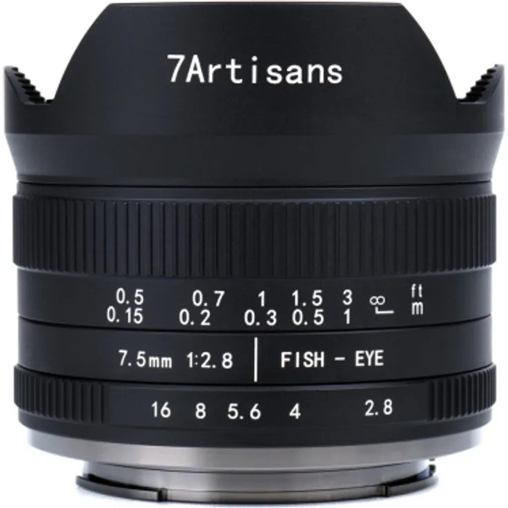 7 ARTISANS 7.5 mm / F 2.8 FISH-EYE II