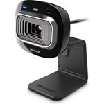 Microsoft LifeCam HD-3000 USB 2.0 Schwarz Webcam - Webcams (30 fps, 720p, 1280 x 800 Pixel, 4X, Auto, 0.3-1.5) (T3H-00002)