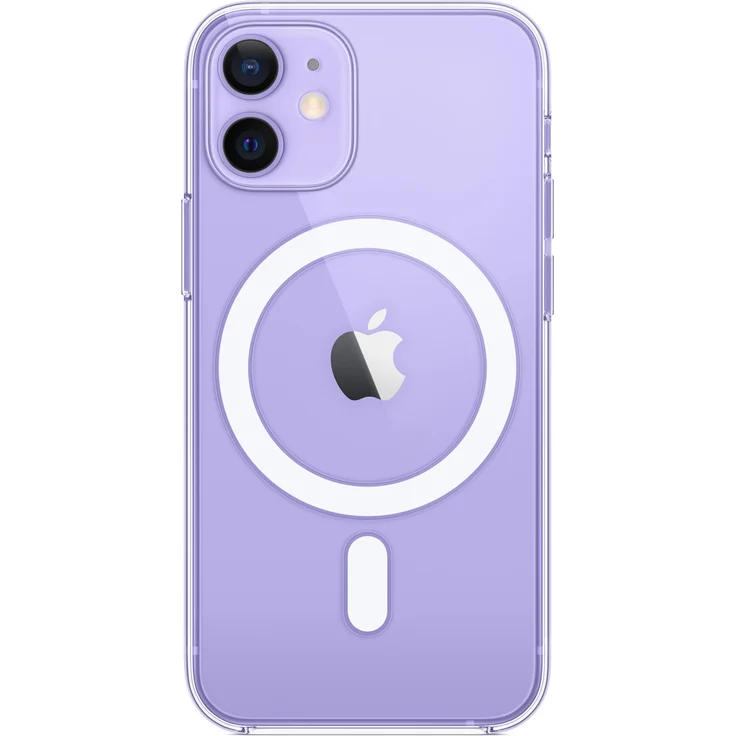 Apple MHLL3ZM/A Clear Case mit MagSafe, geeignet für Apple iPhone 12 mini, Handy-Schutzhülle, transparent – Bild 4
