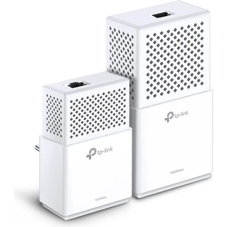 TP-Link TL-WPA7510 KIT AV1000 WLAN AC750 Gigabit Powerline Netzwerkadapter (1000Mbps, Gigabit Ports, ideal für HDTV, Plug und Play, 2-Teilig)