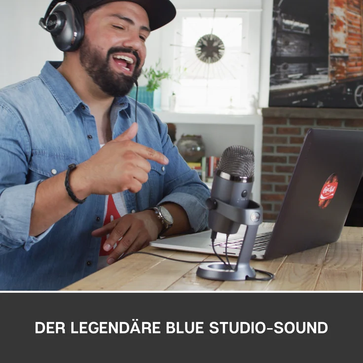 Blue Microphones Yeti Nano USB Mic, Nano Grey, Mikrofon, grau – Bild 7