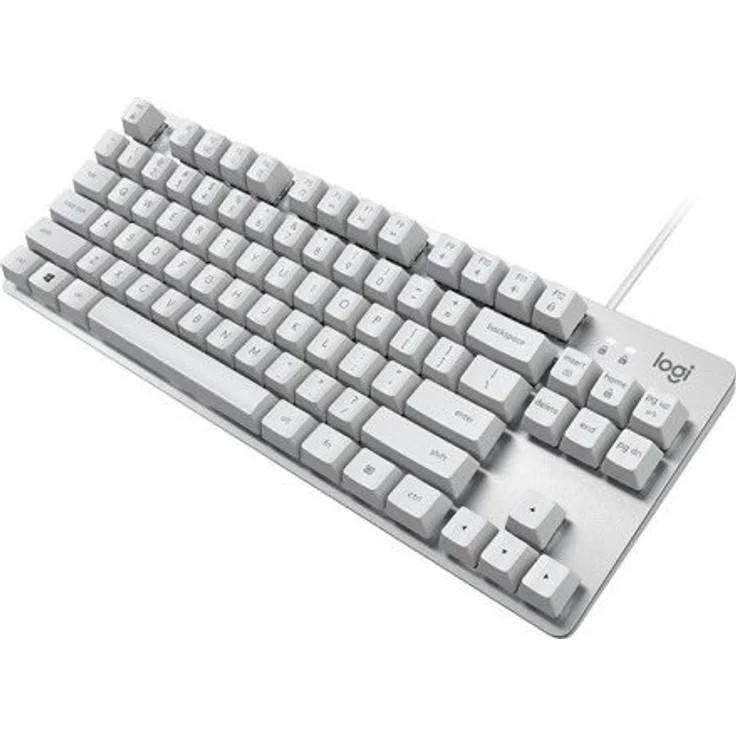 Logitech K835 TKL - Tastatur - USB - TTC Red - Natural White/Silver (920-010033) (Nordisch QWERTY) – Bild 3