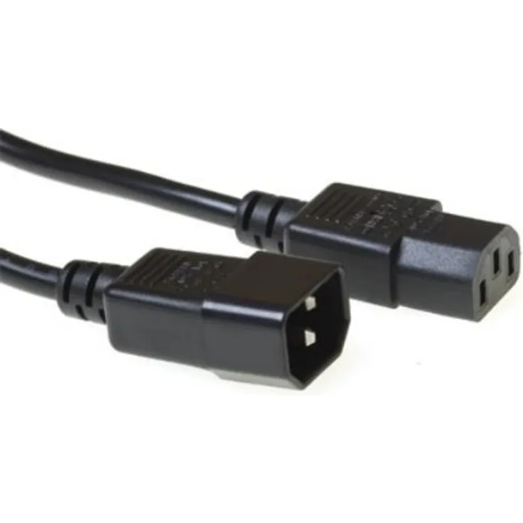 Advanced Cable Technology C13 - C14 - 7.0m 7m C13-Koppler C14-Koppler Schwarz Stromkabel (AK5121)