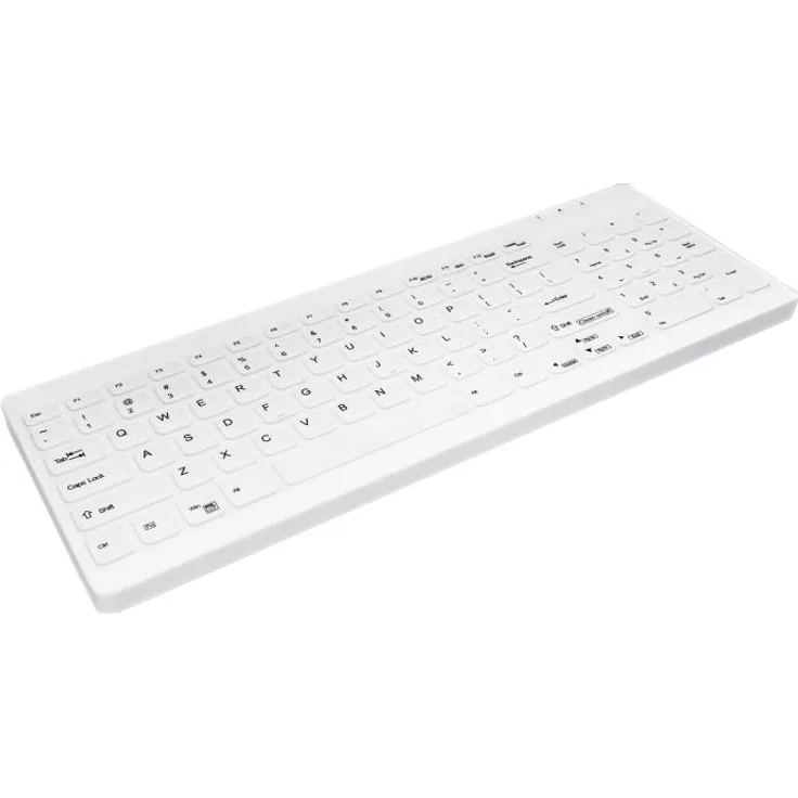 Active Key AK-C7012 - Tastatur - USB - Deutsch QWERTZ - weiß (AK-C7012F-U1-W/GE)