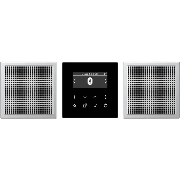 JUNG Smart Radio DAB+ DABAL2BT Unterputzradio mit Bluetooth, schwarz
