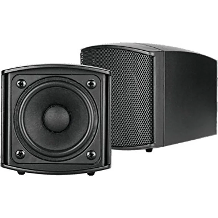 OMNITRONIC OD-2 schwarz 2x Wandlautsprecher - 15 Watt - schwarz