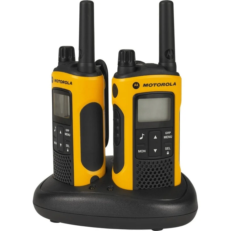 Motorola TLKR T80 Extreme, Walkie Talkie, schwarz, gelb – Bild 3