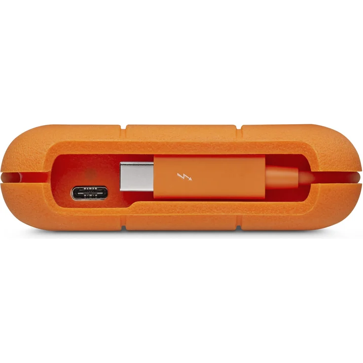 LaCie Rugged Secure STFR2000403 - Festplatte - verschlüsselt - 2 TB - extern (tragbar) - USB 3.1 Gen 1 (USB-C Steckverbinder) - 256-Bit-AES - mit 2-jähriger Wartungsvertrag für Datenwiederherstellung (STFR2000403) – Bild 3