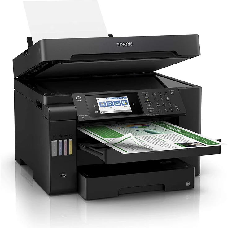 Epson EcoTank ET-16600 4-in-1 Tintenstrahl-Multifunktionsgerät (Drucker, Scanner, Kopierer, Fax) Auflösung: 4800 x 2400, USB, LAN, WLAN, Mopria, AirPrint, Cloud Print (C11CH72401) – Bild 5