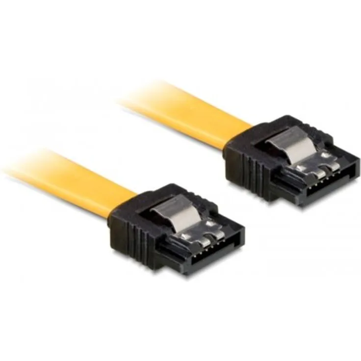 DeLOCK Cable SATA - SATA-Kabel - Serial ATA 150/300/600 - 7-poliges SATA - bis - 7-poliges SATA - 70cm - verriegelt (82813)