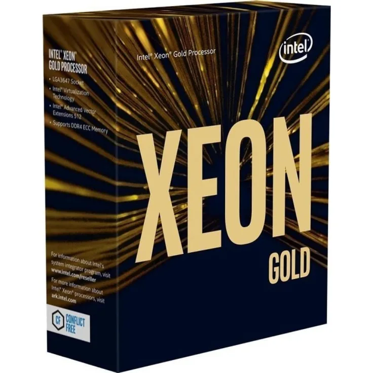 Intel Xeon Gold 6240R, 24 Kerne (48 Threads), 2,4 - 4 GHz, Boxed (ohne Kühler) (BX806956240R)