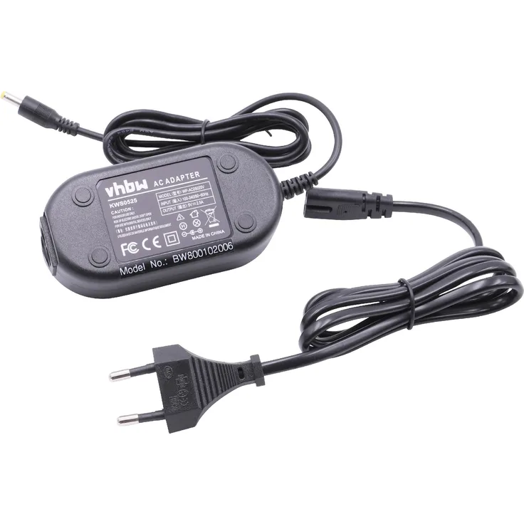 vhbw Ladegerät, Ladekabel, Netzteil für Kamera Kodak P880, V1003, V1073, V1233, V1253, V1273, V530, V550, V570, V603, V610, V705, V803 wie KWS0525.