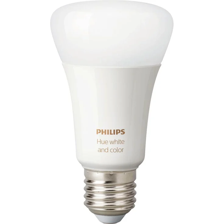 Philips Hue White & Color Ambiance E27 LED Lampe Einzelpack, dimmbar, bis zu 16 Millionen Farben, steuerbar via App, kompatibel mit Amazon Alexa (Echo, Echo Dot) – Bild 1