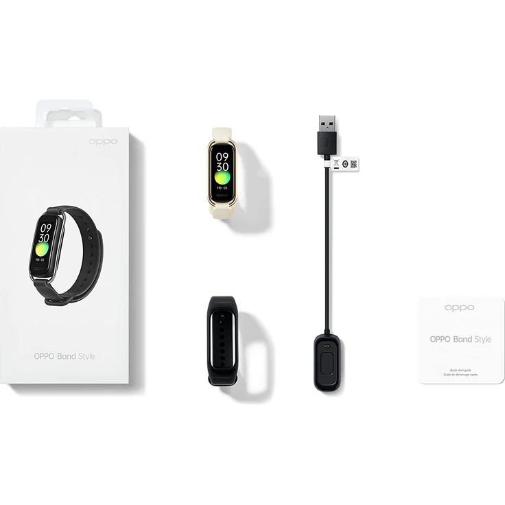 OPPO Band Style Fitness-Tracker Unisex, Einheitsgröße, Edelstahlgehäuse, Vanilla – Bild 6