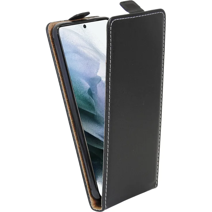 cofi1453 Flip Case Hülle, geeignet für Samsung Galaxy S21+, Flipstyle-Tasche, schwarz