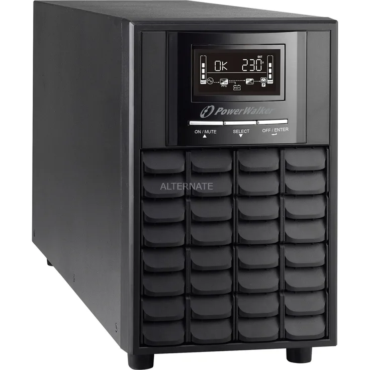 PowerWalker VI 3000 CW IEC UPS 3000VA-2100W Line Interact, 10121105 (UPS 3000VA-2100W Line Interact Pure Sine Wave, Hid Driver, Intelligent Slot)