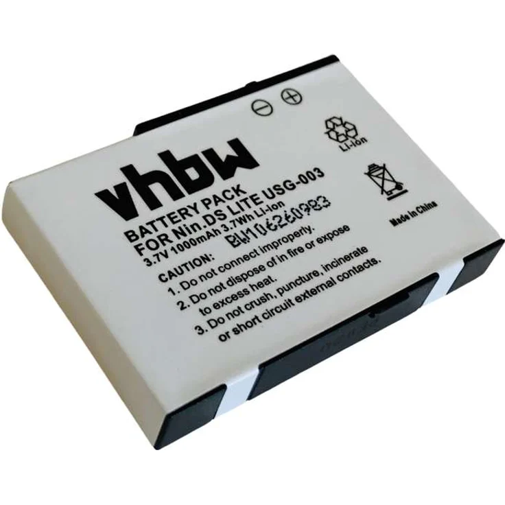 AKKUman Akku kompatibel Nintendo DS Lite 900mAh Li-Ion – Bild 1