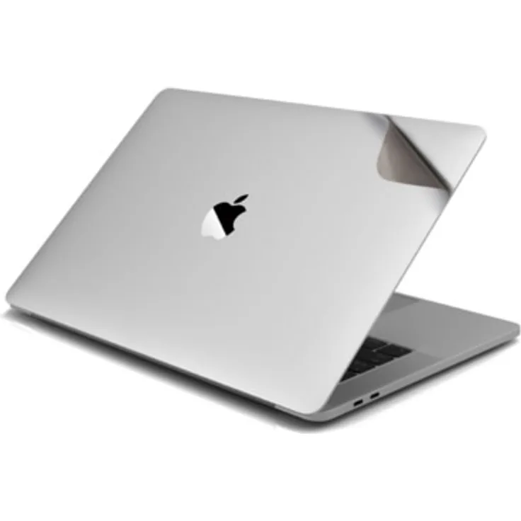 KMP Cover Skin Schutz für MacBook Pro 13“ (13Zoll, Thunderbolt 3 Ports USB-C, 2016-2019) – grau – Ultradünner und kratzfester Schutzaufkleber – 3M Technologie