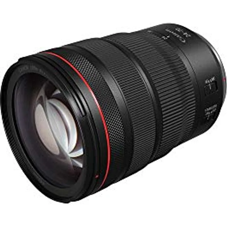 Canon Zoomobjektiv RF 24-70mm F2.8L IS USM für EOS R (82mm Filtergewinde, Bildstabilisator, Autofokus) schwarz