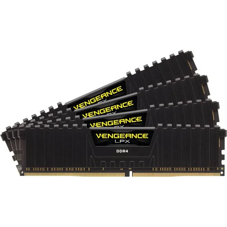Corsair Vengeance LPX 64GB (4x16GB) DDR4 2400MHz C14 XMP 2,0 High Performance Desktop Arbeitsspeicher Kit, Schwarz - Preisvergleich
