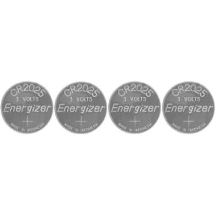 Energizer CR2025 Batterien, Lithium Knopfzelle, 4 Stück