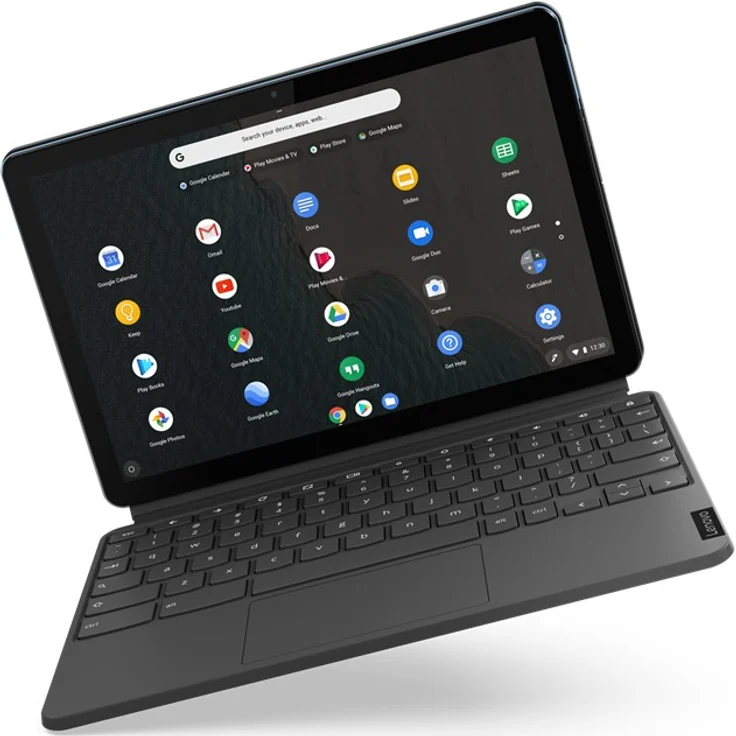 Lenovo IdeaPad Duet Chromebook - Laptop 10,1 Zoll (25,6 cm) Full HD, Mediatek P60T, 4GB RAM, 128GB Flash, Chrome OS (ZA6F0026DE) – Bild 1
