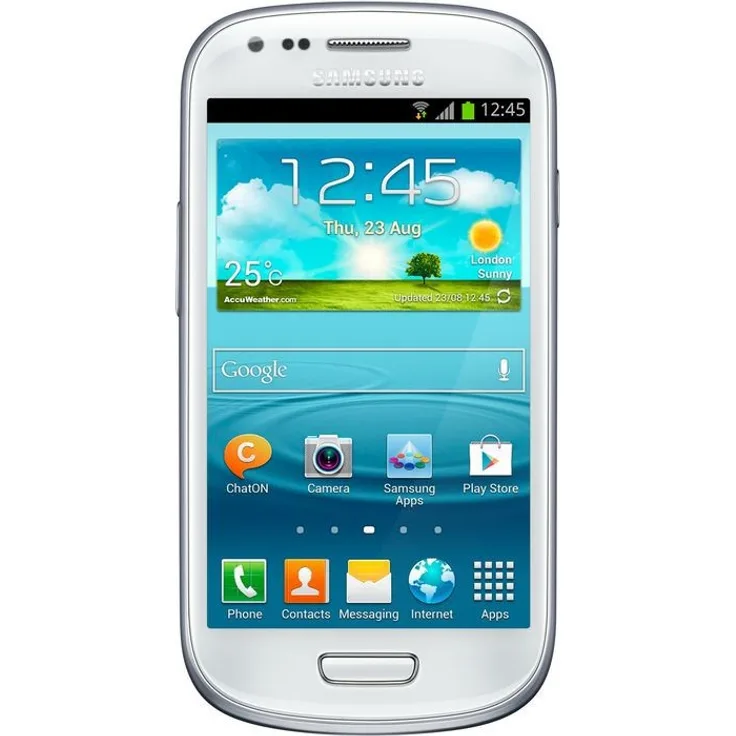 Samsung Galaxy S3 Mini Value Edition Smartphone 10,16cm Pixel (4 Zoll) Super-AMOLED-Display, 8GB interner Speicher, 1GB RAM, Android, Weiß