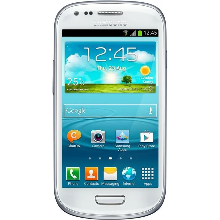 Samsung Galaxy S3 Mini Value Edition Smartphone 10,16cm Pixel (4 Zoll) Super-AMOLED-Display, 8GB interner Speicher, 1GB RAM, Android, Weiß – Bild 1