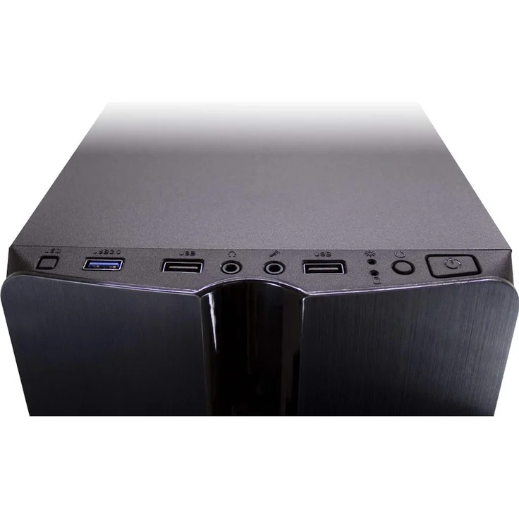 Inter-Tech 88881309 - Computer-Gehäuse (ITX-Tower, PC, Schwarz, ATX,ITX,uATX, Heimbüro, Blau) – Bild 3