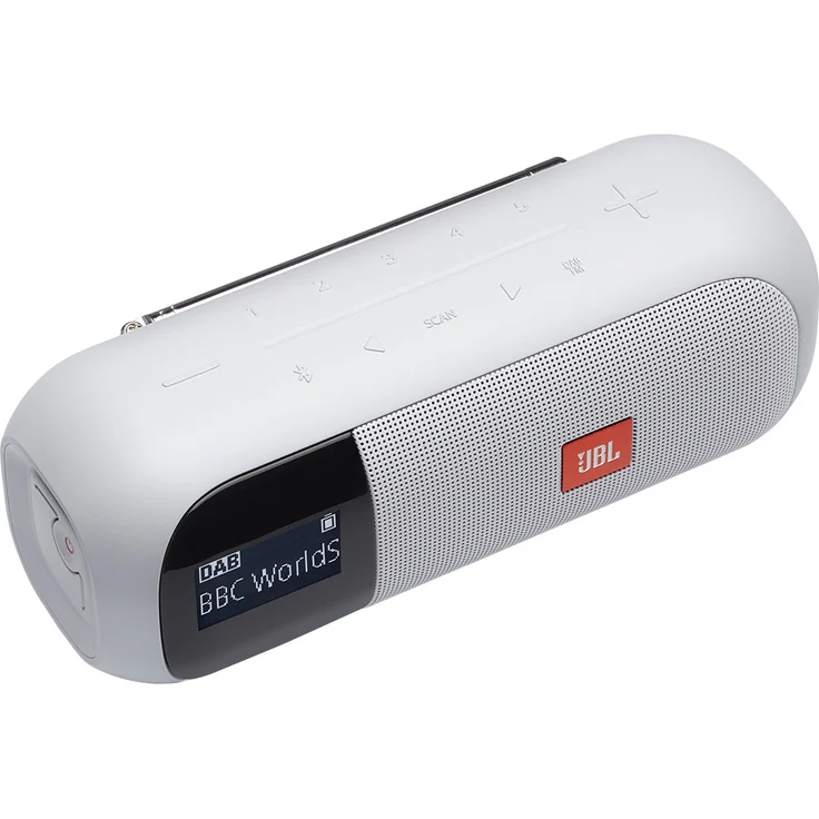 JBL Tuner 2 Tragbares Radio mit Bluetooth, DAB+, UKW, LCD-Display, weiß – Bild 6