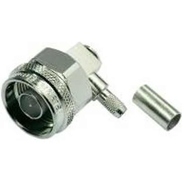 Telegärtner N-Kabelwinkelstecker Crimp G01 löt/crimp, B1805, G01 (RG-58 C/U), RG-141A/U - 1 Stück (J01020A0035)