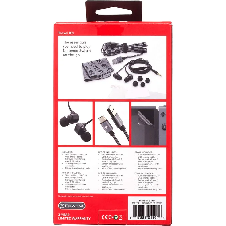 PowerA Travel Kit (PA1501112-01) (Switch)