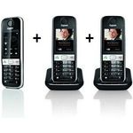 Gigaset S820 Trio Analog-Telefon schwarz